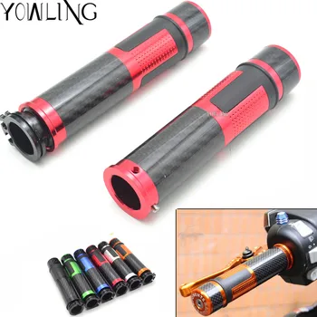 

Motorcycle 22mm 7/8 Carbon Fiber Handle Bar Hand Grips Bar Ends For Ducati Multistrada 1200 1200S MONSTER 795 796 821 1200 1200S