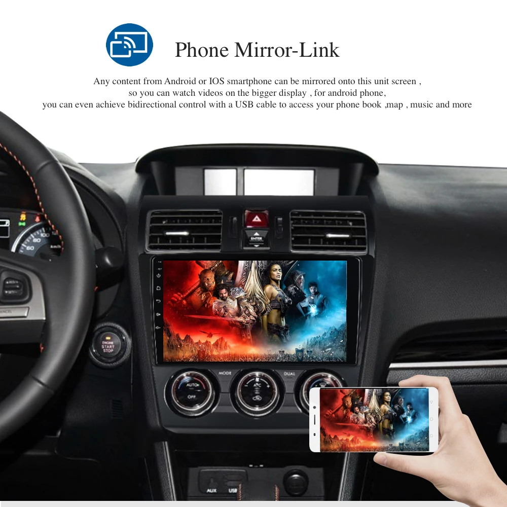 Clearance Car Radio GPS Android 8.0/7.1 for Subaru Forester WRX XV 2016 2017 2.5D IPS Screen 8-Core 4gb ram+ 32gb rom SWC carplay 4G LTE 5