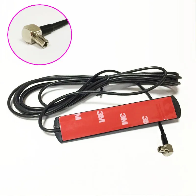 

3G 4G LTE Antenna TS9 patch antenna 3dbi with extension cable 3meters TS9 male right angle connector