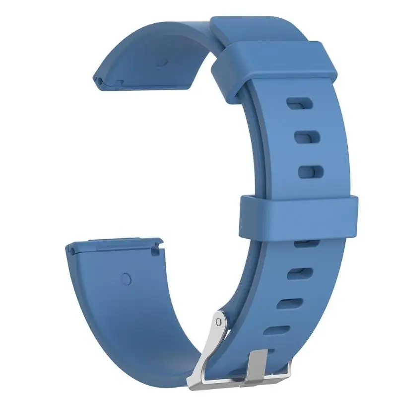 14 цветов мягкий силиконовый спортивный ремешок на запястье часы сменный ремешок для Fitbit Versa браслет наручный ремешок для часов Красочные Размеры S L - Цвет: Cyan