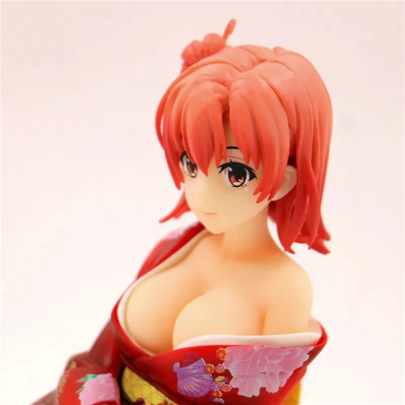 1/6 масштаб сексуальные аниме фигурки девушка YUIGAHAMA YUI кимоно Ver. Жесткая грудь