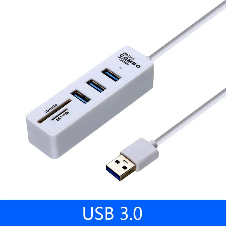 Мульти USB 3,0 2,0 концентратор USB разветвитель Высокоскоростной 5 8 портов Hab TF SD кард-ридер все в одном для ПК Компьютерные аксессуары - Цвет: 5 ports USB 3.0