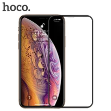 HOCO полное покрытие закаленное стекло для iPhone Xs Max изогнутая Защитная 3d-пленка защитное стекло пленка для iPhone X XS XR X S 2018