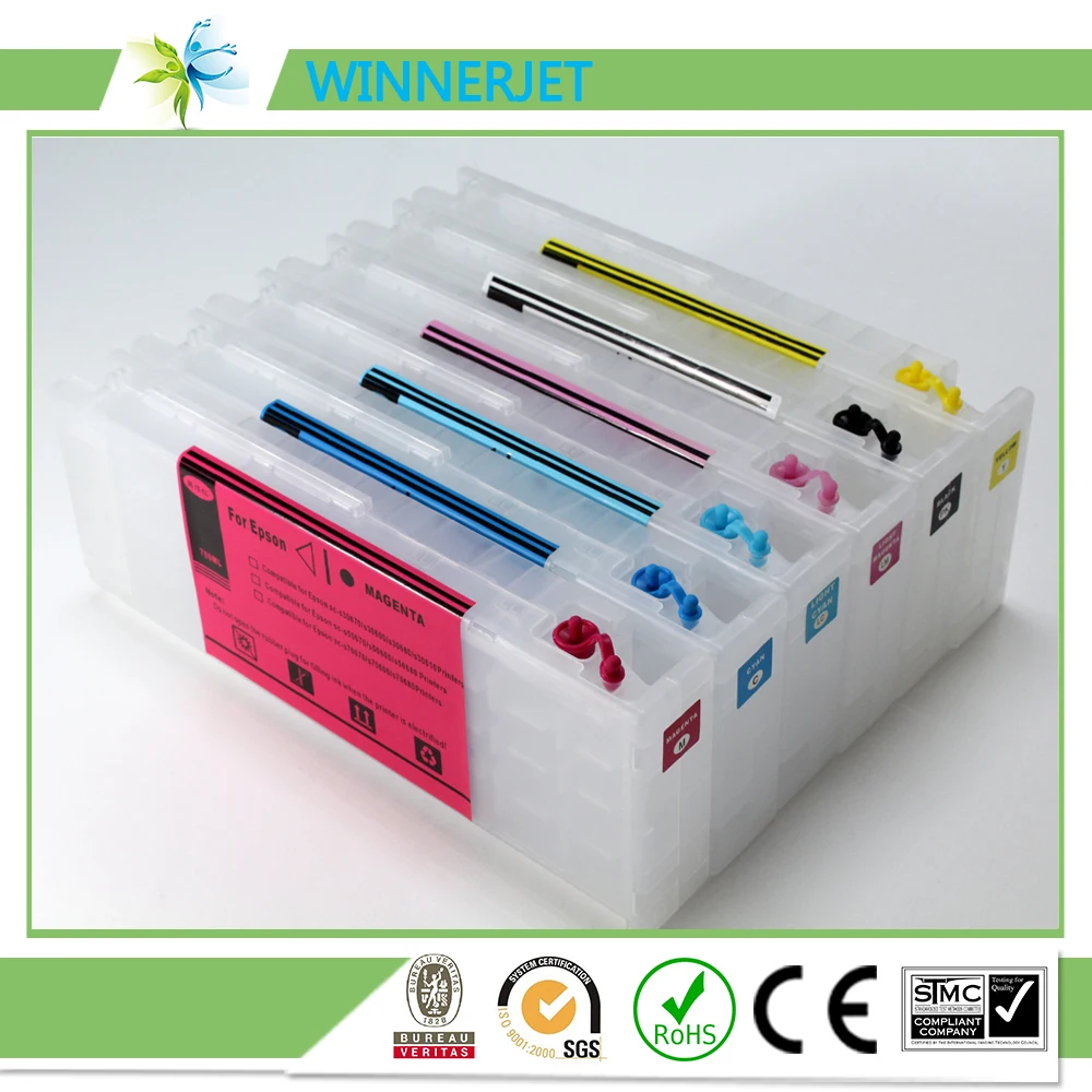 

Winnerjet T6941-T6945 Empty Refillable Cartridge for Epson Surecolor SC T3200 T5200 T7200 Printer
