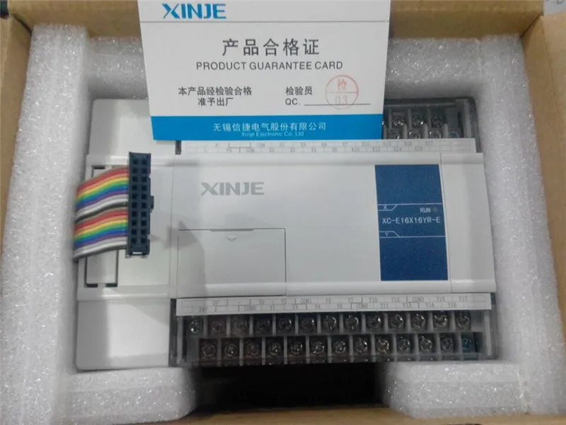 XC-E16X16YT-E XINJE XC Series PLC Digital I/O Module DI 16 DO 16 Transistor new in box dvp08sp11t delta s series plc digital module di 4 do 4 transistor new in box