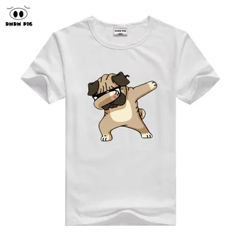 

DMDM PIG Children Summer T Shirt Dabbing Funny Cartoon Short Sleeve T-Shirts For Boys Girls Tops Kids Tshirt 2 3 4 Years
