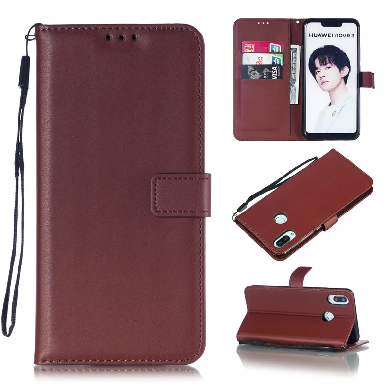 Flip Case For Huawei P Smart Plus 6.3 inch Case For Huawei Nova 3i Cover Wallet Leather Case Fundas For P Smart Plus Nova 3i  (10)