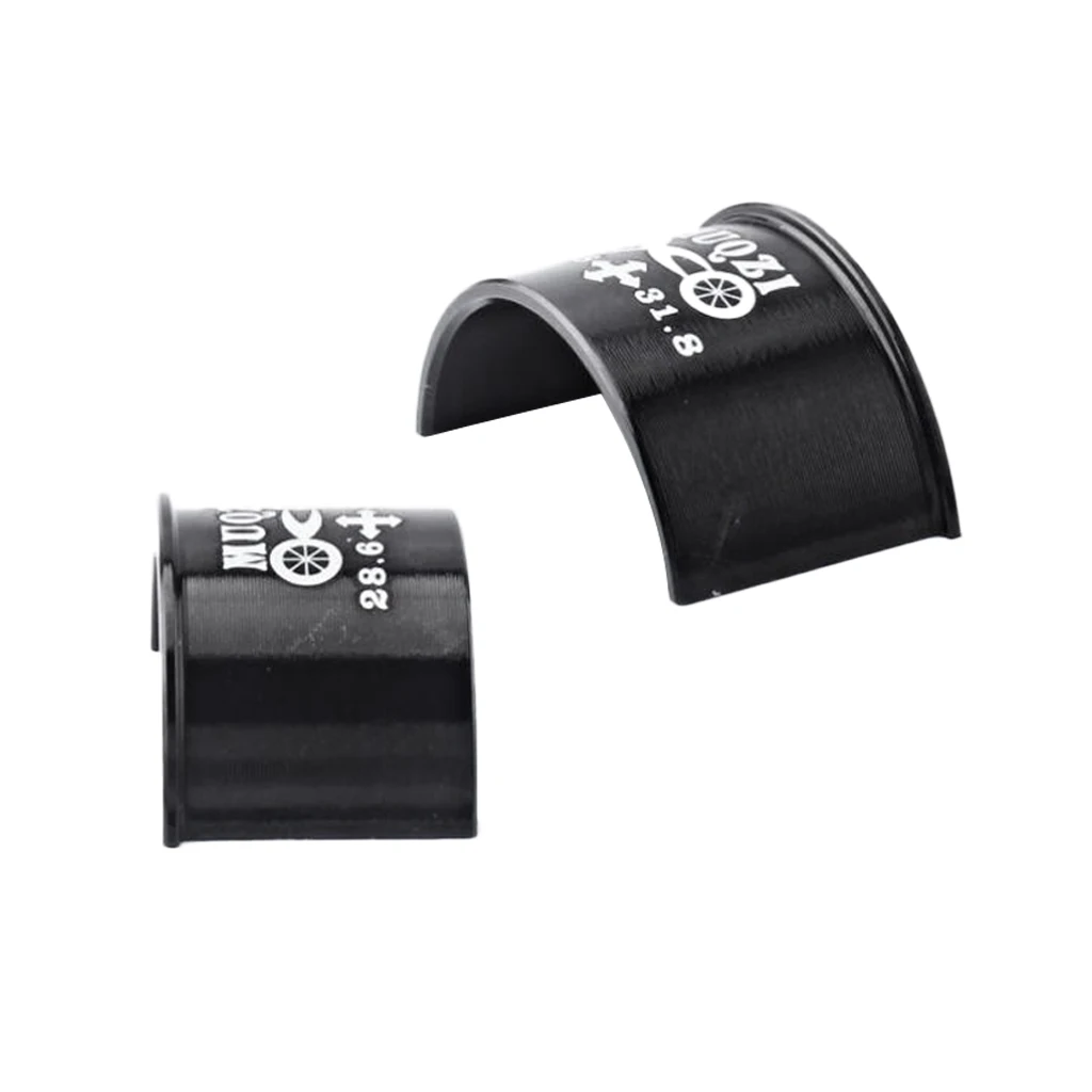MTB Bike Bicycle Handlebar Shim Convert 28.6mm to 31.8mm Stem Reducer Adaptor Black | Спорт и развлечения