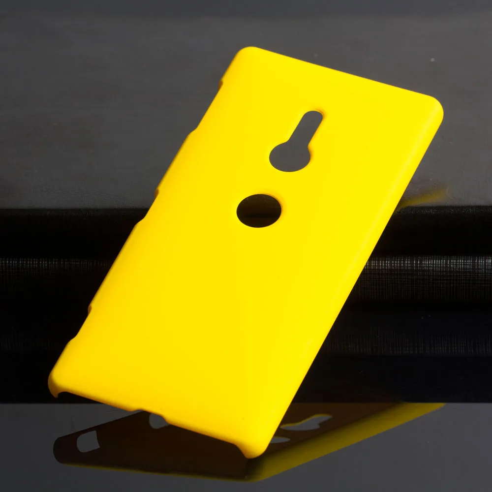 Пластик Coque 5.7For sony Xperia Xz2 чехол для sony Xperia Xz2 Xz 2 Dual H8216 H8266 H8296 телефона чехол-лента на заднюю панель - Цвет: Yellow