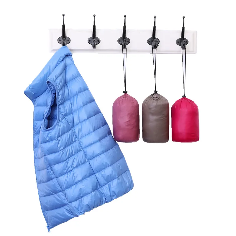 

New Women Vests Winter Ultra Light White Duck Down Vest Female Slim Sleeveless Jacket Women's Windproof Warm Waistcoat D186