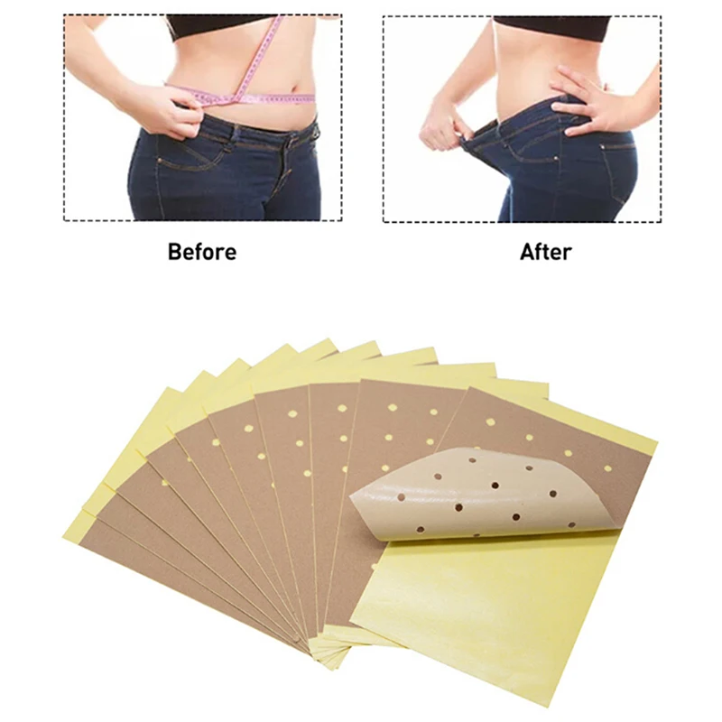 

10Pcs/Bag Health Weight Lose Paste Navel Slim Patch Burning Fat Slimming Patch Effective Slim Stickers