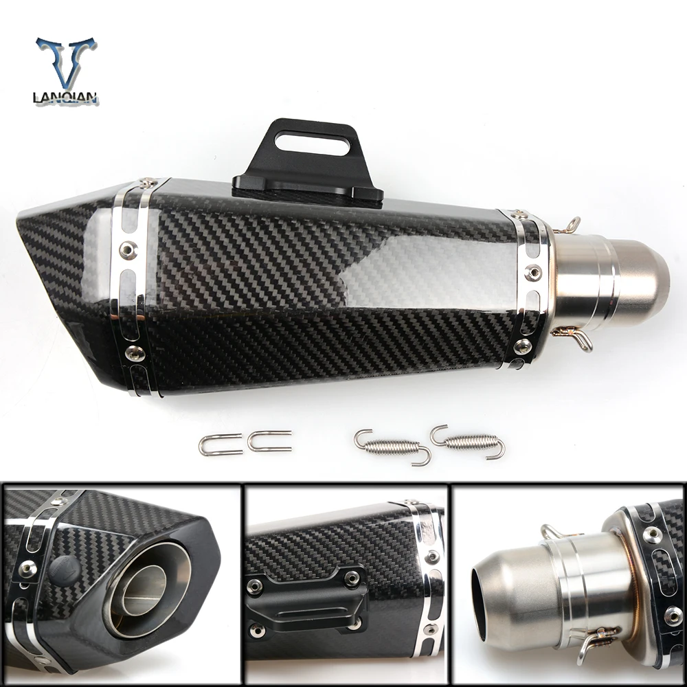 

36-51mm Universal CNC Motorcycle Exhaust Pipe With Muffler For KTM 690 duke /smc SMCR 690 enduro duke 690 r /690 duke r