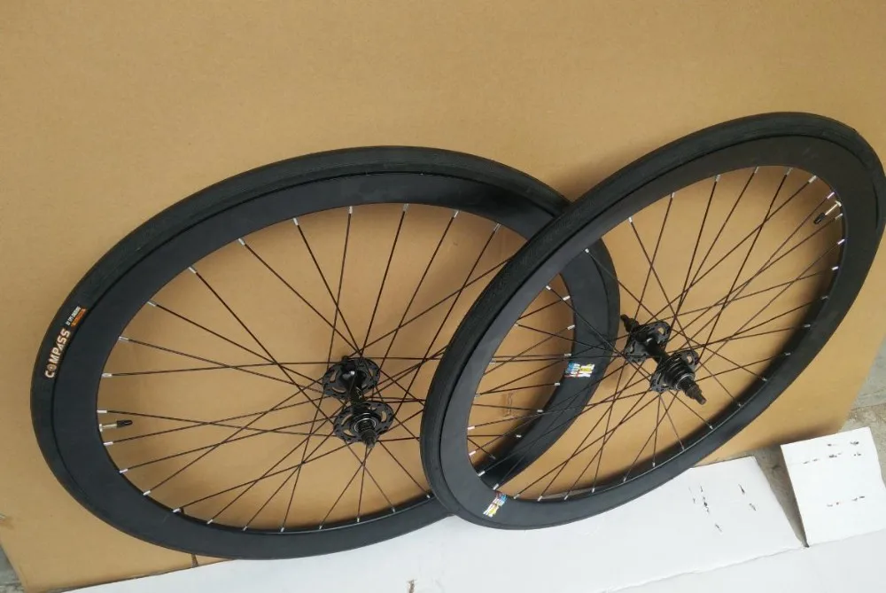 Excellent Road bike part 700C Fixed gear bike wheels , ball hubs, 40mm 700C*23 tires Fixed gear bicycle wheels 6 Excellent Road bike part 700C Fixed gear bike wheels , ball hubs, 40mm 700C*23 tires Fixed gear bicycle wheels 6