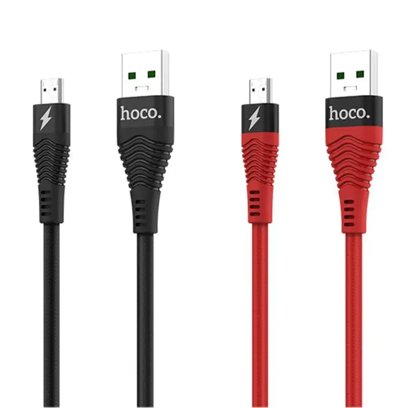 

HOCO U38 1.2m Nylon Braided Micro USB 4A Fast Charging Data Sync Charger Cable for OPPO for VOOC Mobile Phone Cables