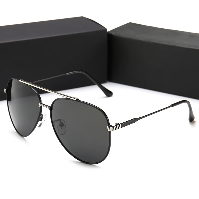 Очки для вождения мужские для Porsche солнцезащитные очки поляризованные солнцезащитные очки женские зеркальные очки Чехол - Название цвета: B Style