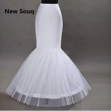 Bridal Slips Wedding Underskirt White Underdress Falda Brautpetticoat Long Crinoline Sottoveste Mermaid Petticoat 