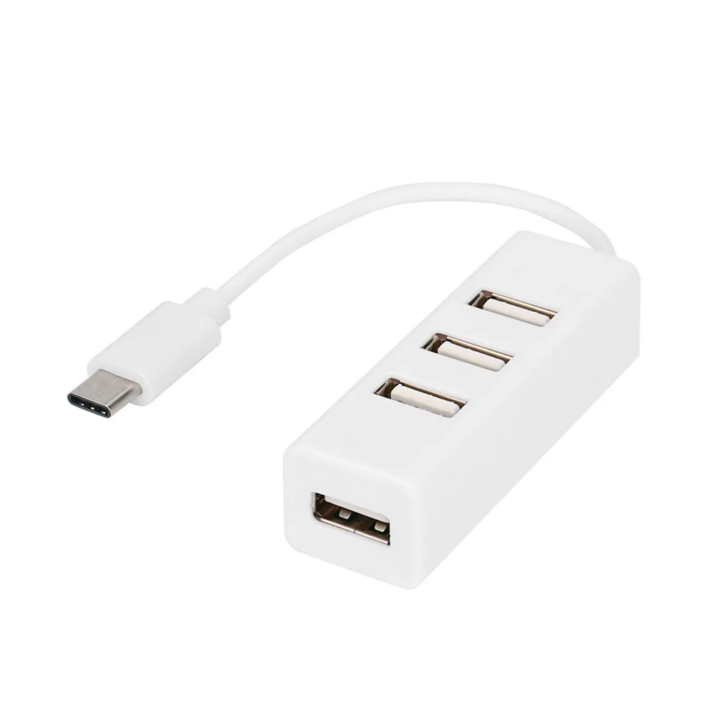 Universal Type C to 4 Port USB 3 0 Hub USB 3 1 Fast Data Transfer