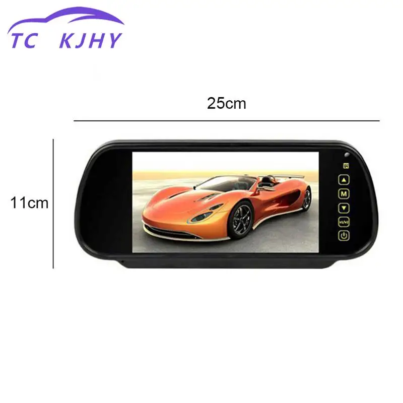 

2018 Auto Parts Car Display Car Rearview Mirror 7 Inch 7w Lcd Digital Hd Dvd Vcd Car Display Monitor Rearview Mirror Camera