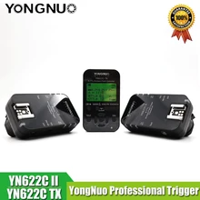 3in1 YONGNUO YN-622C II 2 Triggers + YN622C-TX LCD Controller ETTL Wireless Flash Trigger Transceivers for Canon Yongnuo Flash