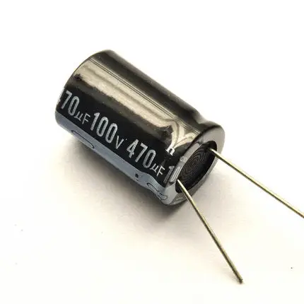 

High quality 5pcs/lot 100v 470uf 16x25mm 470uf 100v Electrolytic capacitor ic