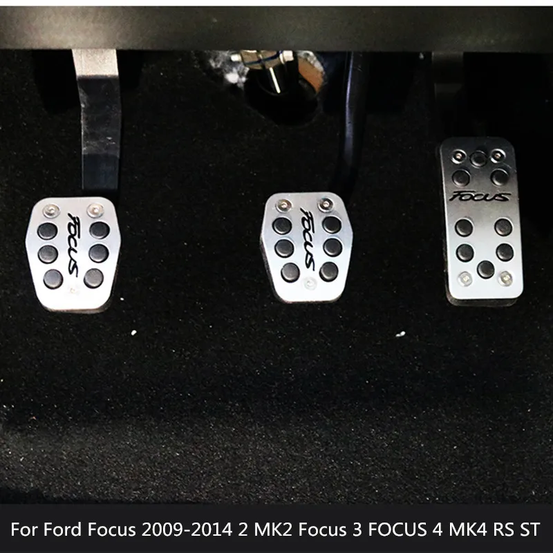 Aluminum alloy Gas Pedal Brake Pedal Cluth Pedal for Ford Focus 2009