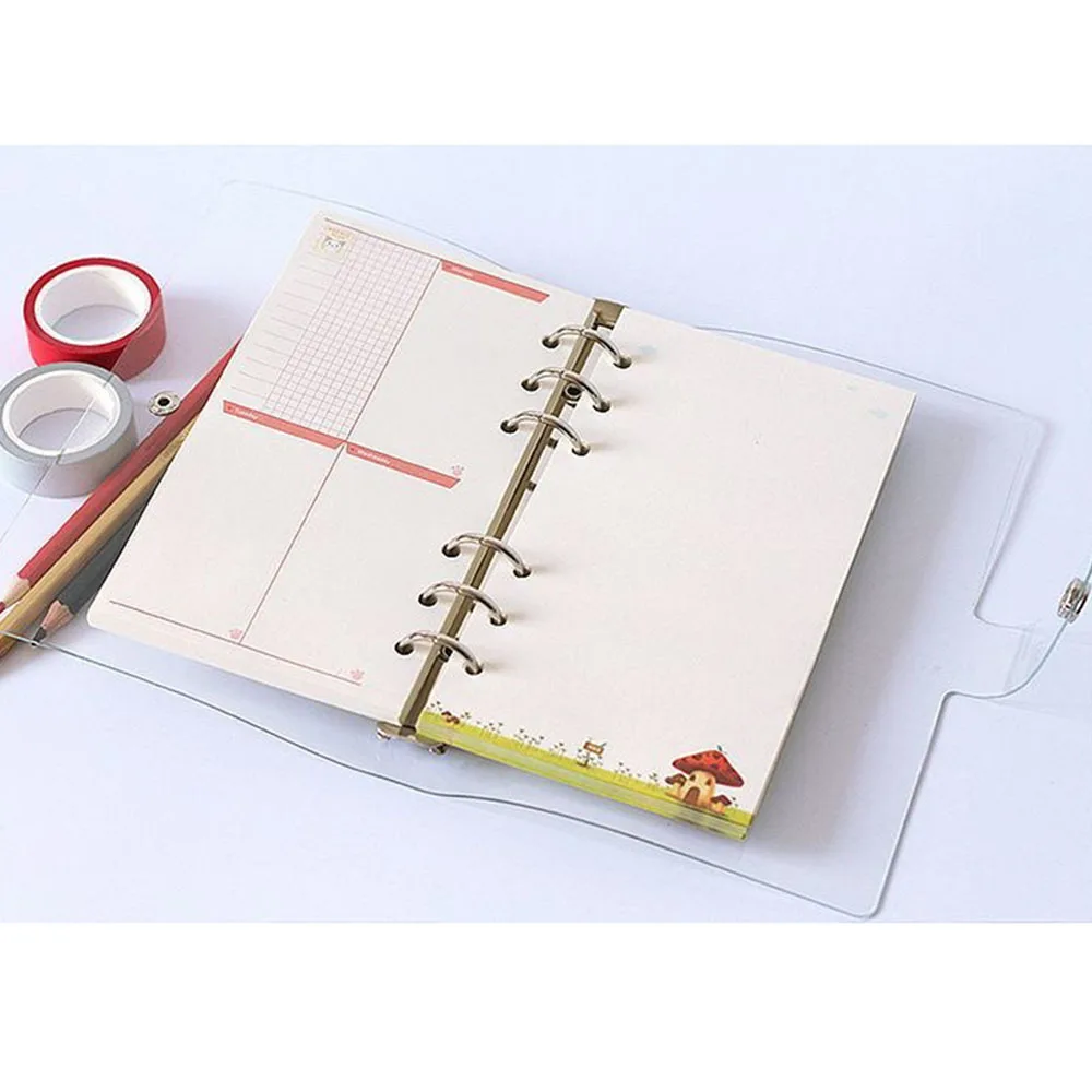 A5 A6 вкладыш для ноутбука заправка 6 отверстий связующее кольцо спиральный дневник планировщик внутренние вставки ежемесячный недельный план сделать лист бумаги