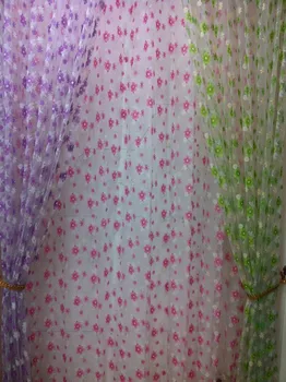 

CS 104 Morden embroidered for window roman blinds short Curtain fabric for kitchen coffee sheet tulle Curtain fabrics cortinas
