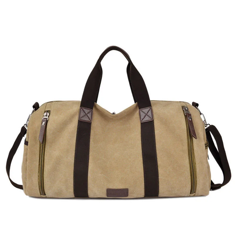 Canvas Sport Bag Training Gym Bag Men Woman Fitness Bags Durable Duffel