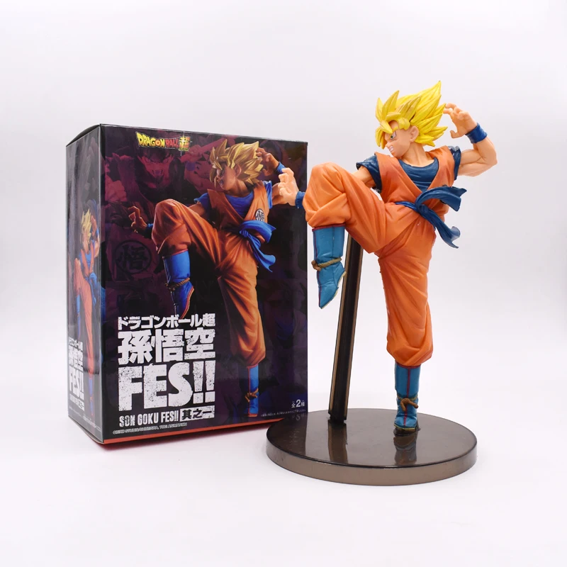 

24cm Dragon Ball Z Super Saiyan Son Goku Anime Action Figure PVC New Collection Figures Toy Kids Toys For Children Free Shipping