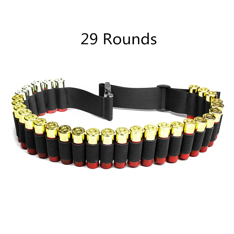 Tactics Shotgun Shell Bandolier Cartridge Belt Strap 50 Rounds 12 GA Holder New 