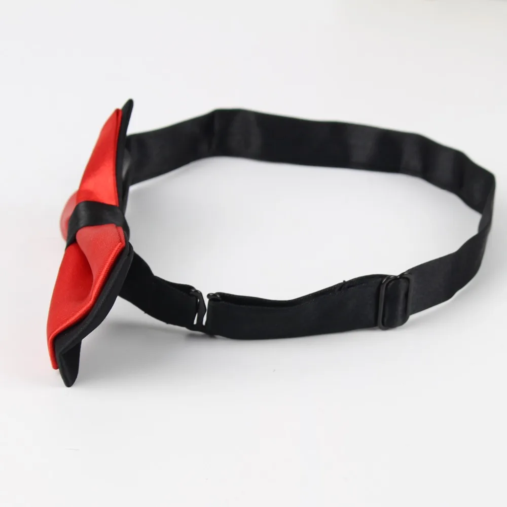 Bowties Kid Suit Neckwear Baby Boys Girls Adjustable Solid Color Two Tone