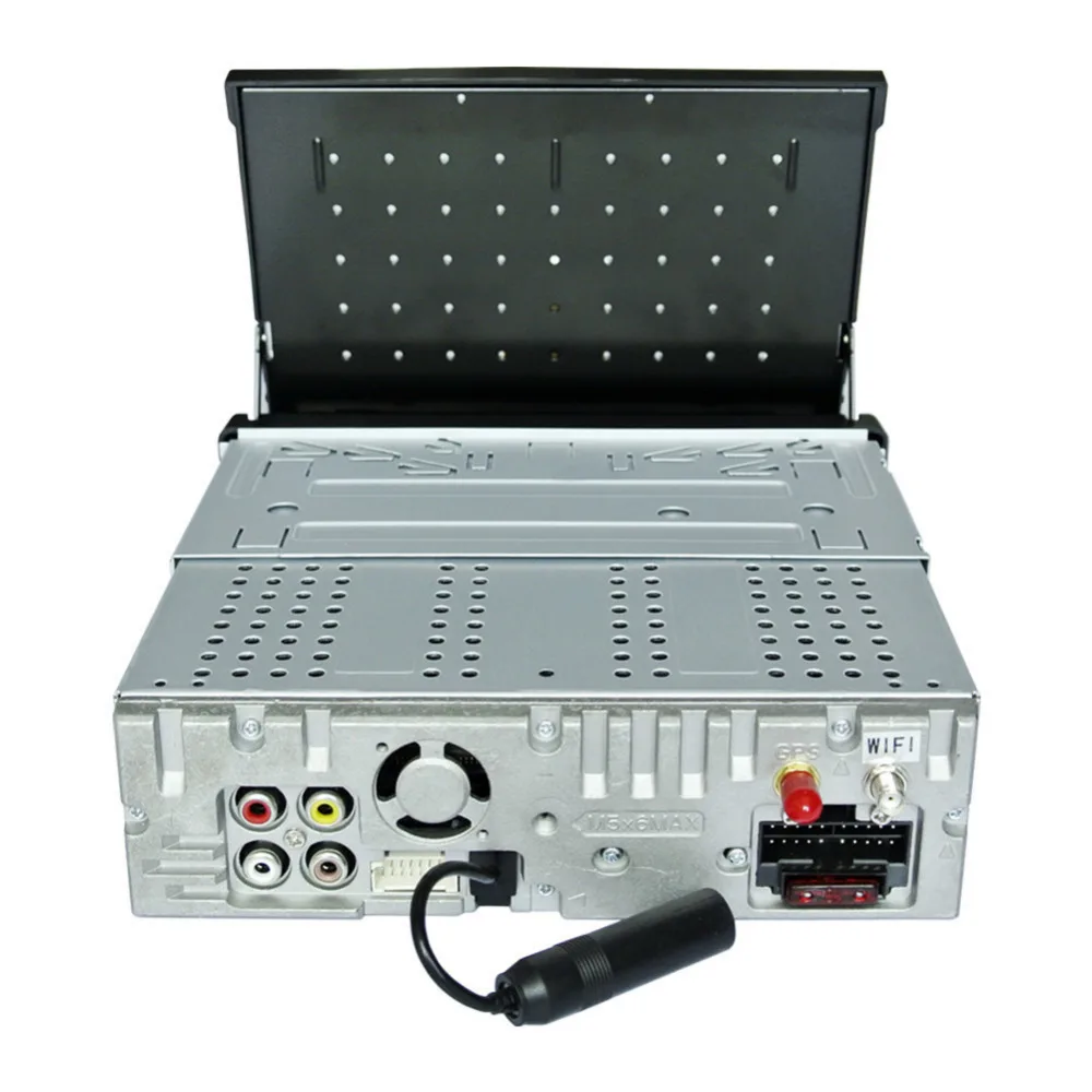 Flash Deal Universal RM - CT0008 7 Inch Car Multimedia Player 1 Din Retractable Screen Android 6.0 GPS Navigation BT Radio Receiver 3