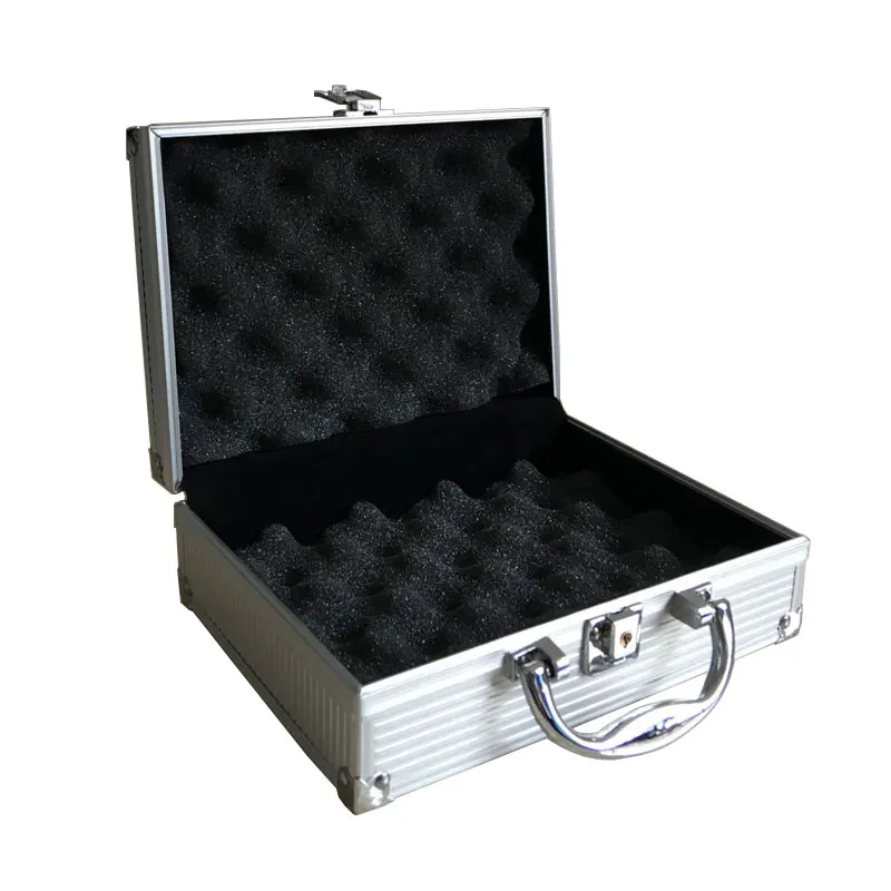 Buy 22*16*7.5cm Aluminum Gun Case Tactical Hard Pistol