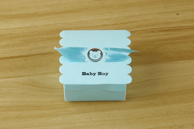 20 шт./лот милый ребенок душ пользу Коробки Baby Shower подарок Сумки Коробки конфет
