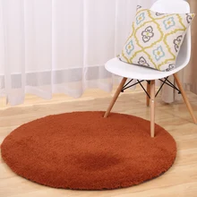 Yigeng 200 см круглый Ковры с из мягкой шерсти бархат Ткань для Спальня Гостиная противоскользящие Коврики S для 8 цветов Коврики ygry23