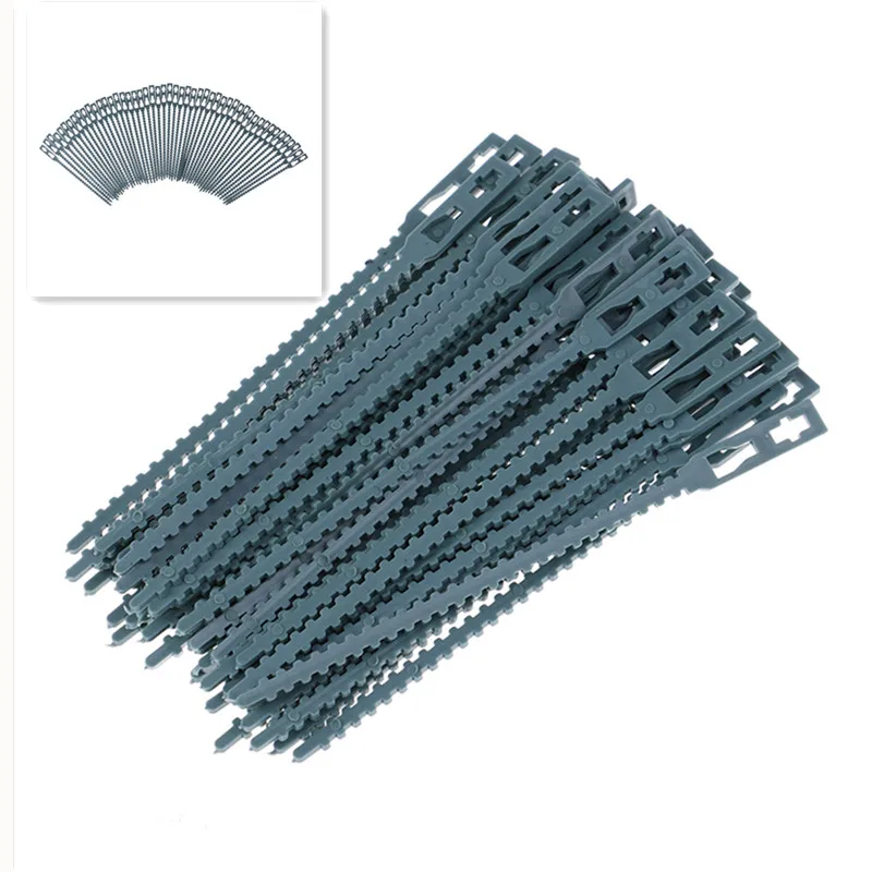 30 шт. многоразовые ремешки для кабелей регулируемый пластиковый кабель для растений Tiesfor садовое дерево альпинистская поддержка