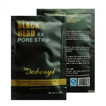 

Black Mud Nose Mask Remove Cosmetic Makeup Acne Nose Deep Clean Mud Pore Strips Face Care Black Facial Care 10pcs
