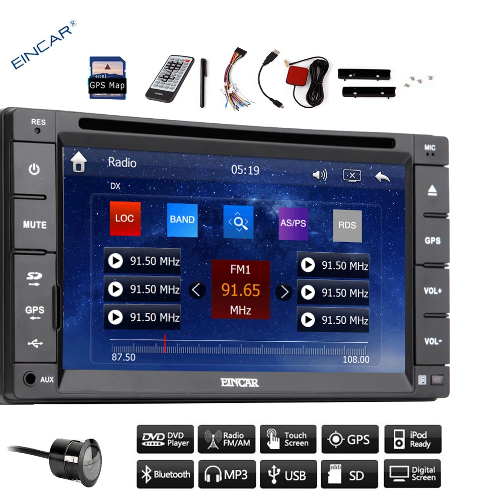 Perfect Head Unit GPS Car DVD Player Accessory Movie Receiver Touchscreen Map Autoradio Stereo Auto Radio Capacitive Sub USB 14