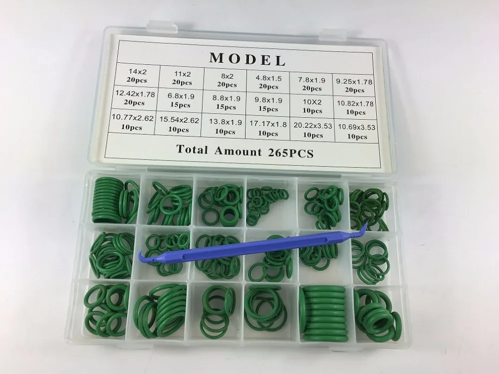 

FREE SHIPPING R134a O-ring kit case with one pcs tool