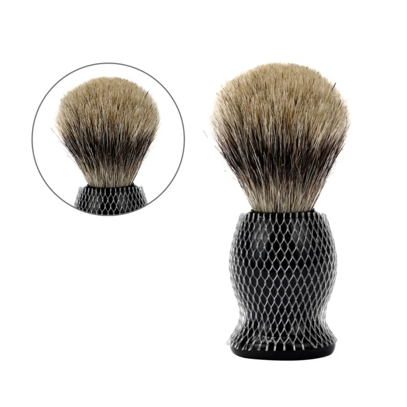 1 шт. щетка для бритья из Натурального Волоса барсука щетка для бритья Ручка для бритья инструмент щетка для бритья