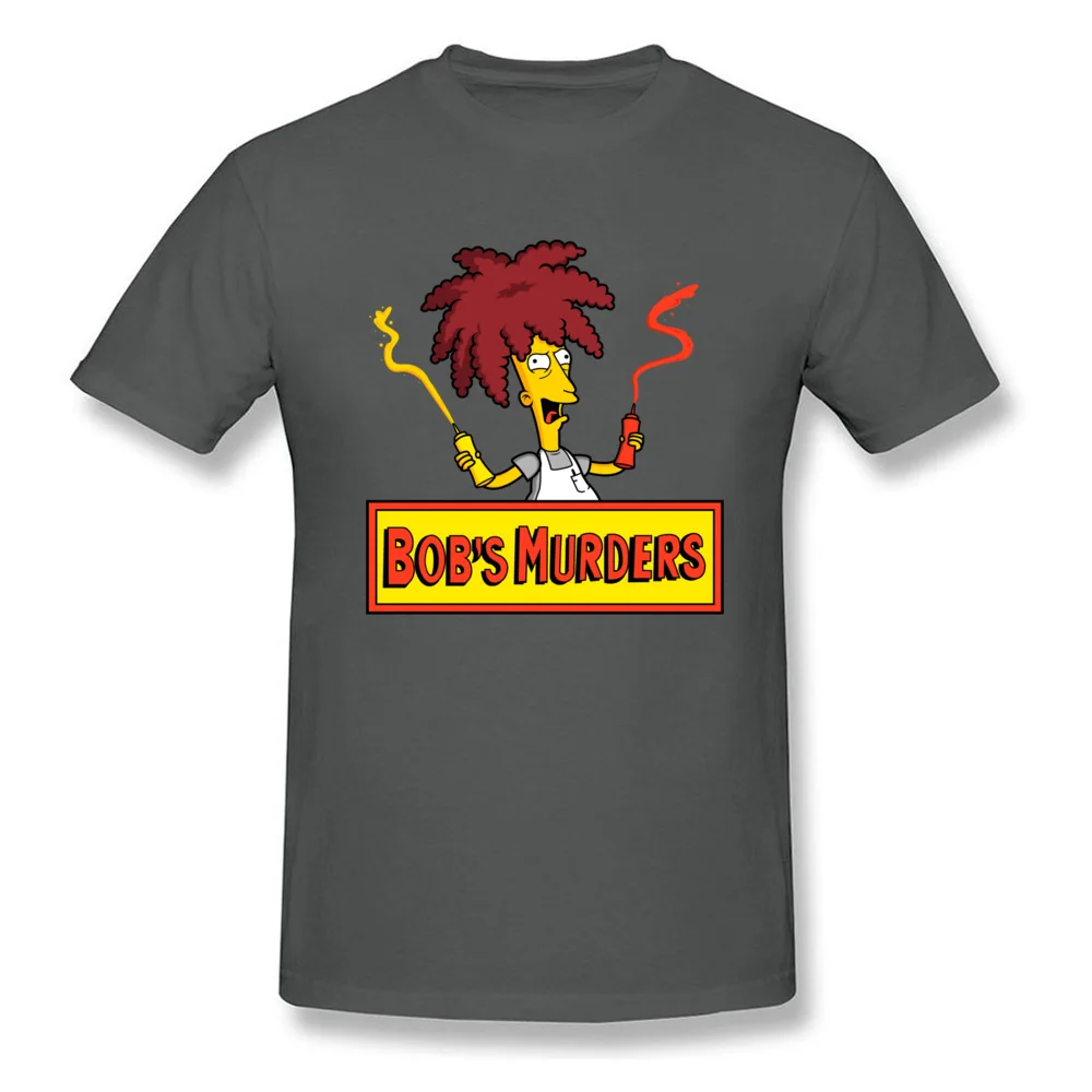 Coupons bob s murders 8869 Normal T Shirts O-Neck All Cotton Men Tops Shirts Short Sleeve Thanksgiving Day Normal Clothing Shirt bob s murders 8869 carbon