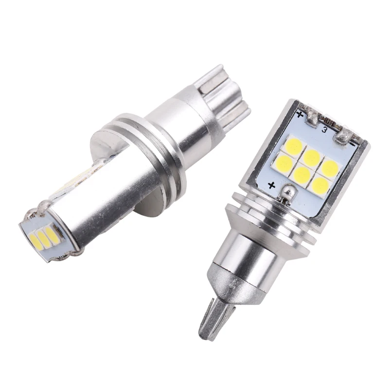 2 шт. Новый T15 W16W 921 912 Запасной свет 3030 светодиодный 15 SMD Автомобильная резервная