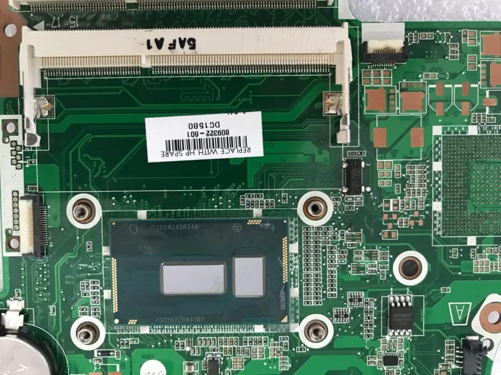 Best  Free shipping 809322-501 809322-601 fit For HP 17-G Laptop motherboard mainboard i3 CPU 100% workin