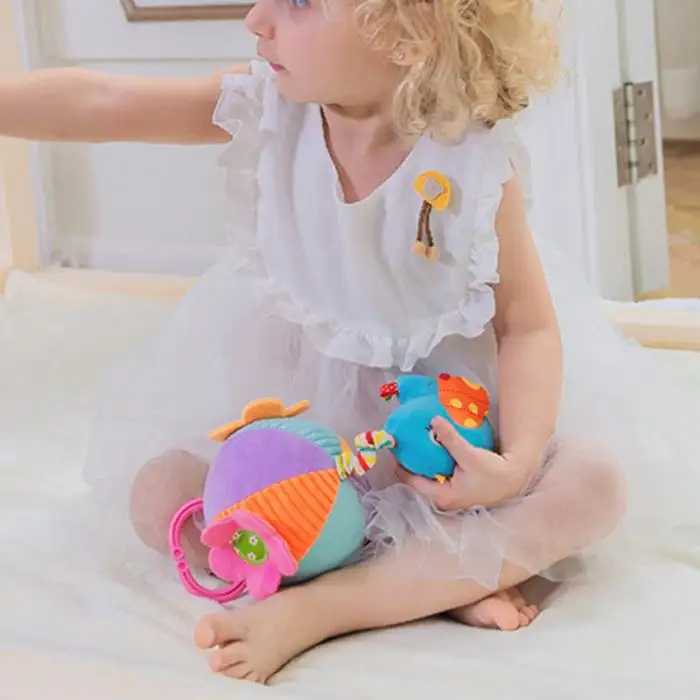 Лидер продаж Детские Мультяшные игрушки плюшевая кровать подвесные игрушки плюшевый шар животные коляска подвесная игрушка для младенцев