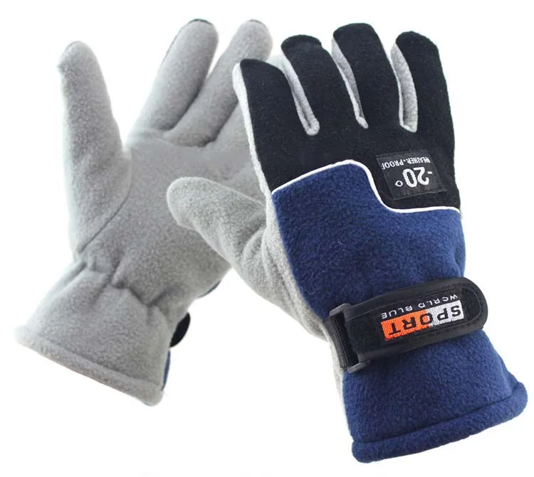 GLV996 A Outdoor fleece winter font b gloves b font windproof cycling warm sports font b