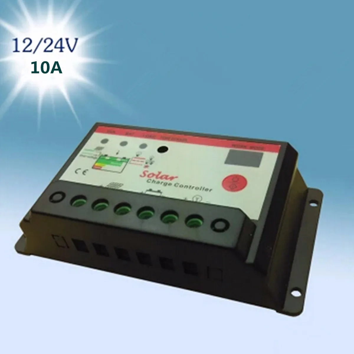 

PWM Controller 12V/24V 10A Solar Panel Controller For Solar Energy System Solar Charge Regulator Solar Controllers Hot sale