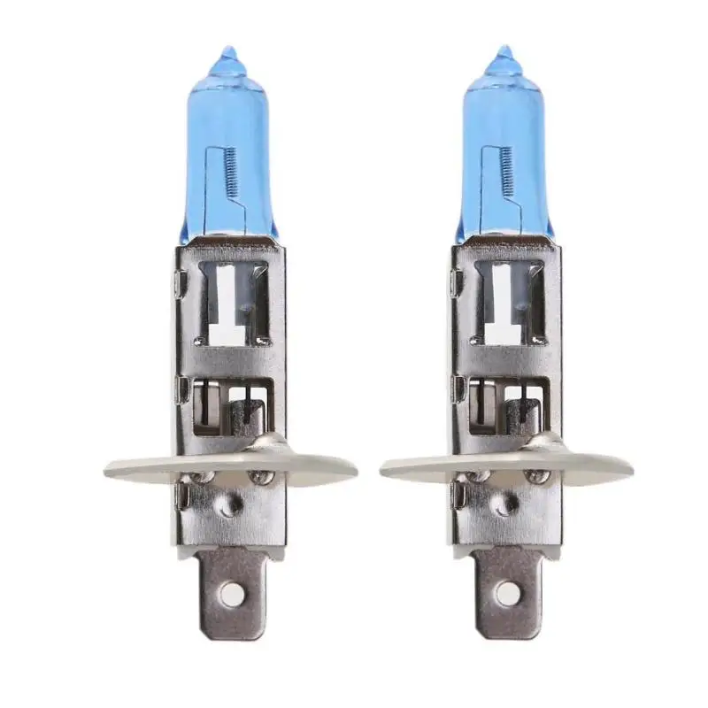

2pcs H1 12V 100W Blue Halogen Xenon Light Bulbs for Car Headlamp Headlight Auto Decoration Accessories Part