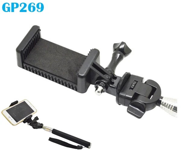

Free Shipping!!Mobile Phone Clip with 1/4 Screw Hole(By using it,you can mount your phone on every Sport Camera Mounts)