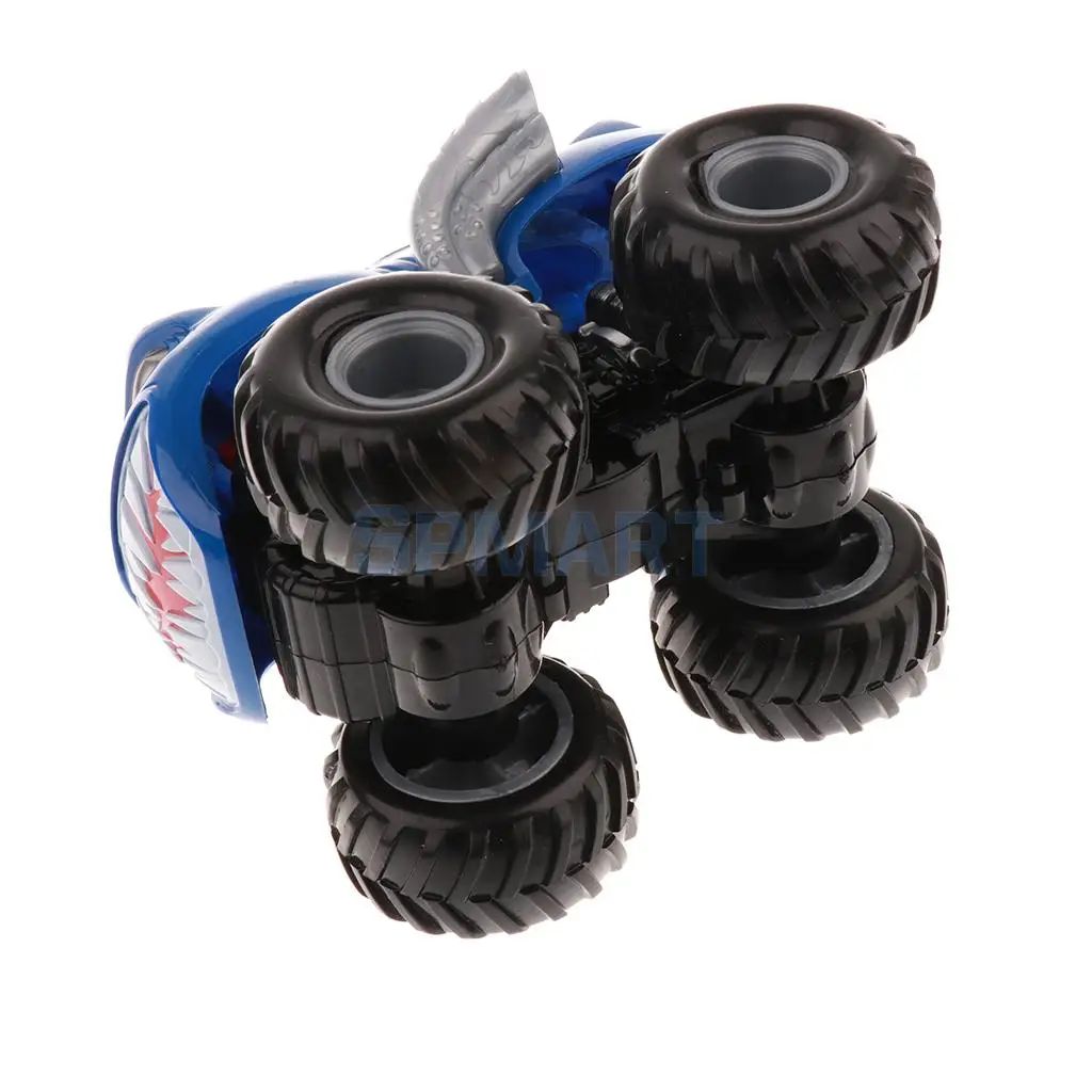 Pull Back Monster Truck Friction Powered Car Toys Gifts for Kids Boys Girls (Random)