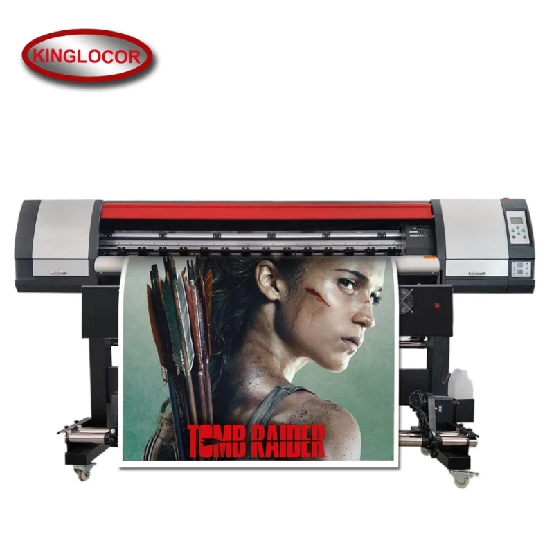 2160 dpi colorful industrial wide format inkjet printing machine one